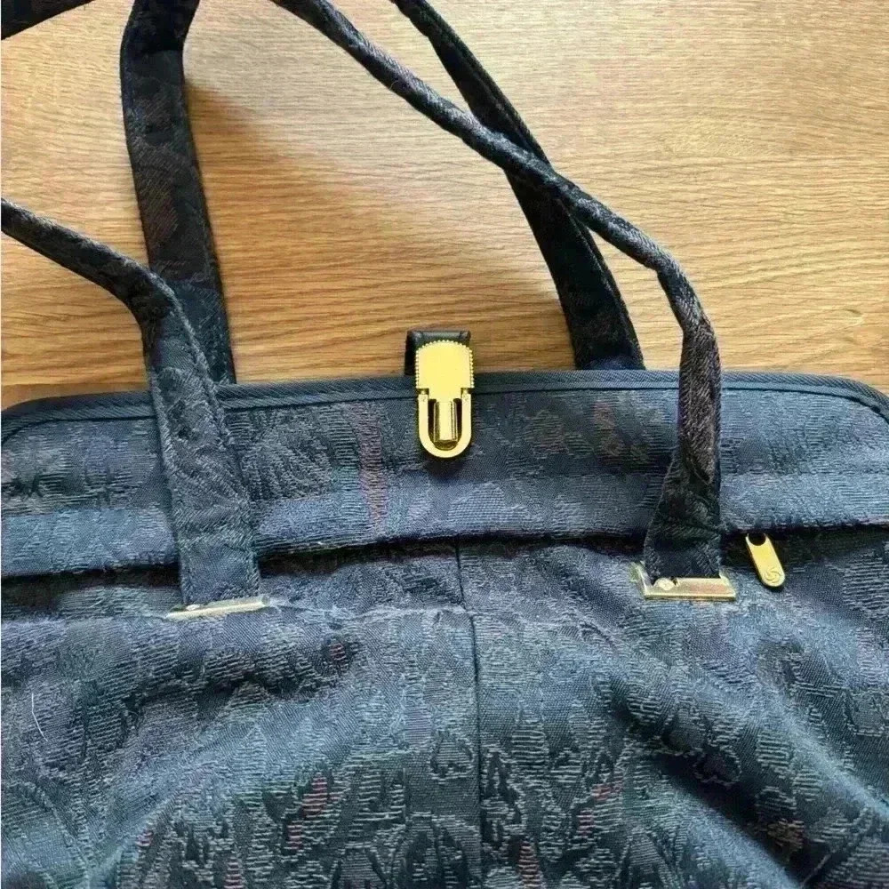 Vintage Samsonite Esteem 1992 Tapestry Floral Travel Bag Carry-On Weekender - Picture 3 of 10